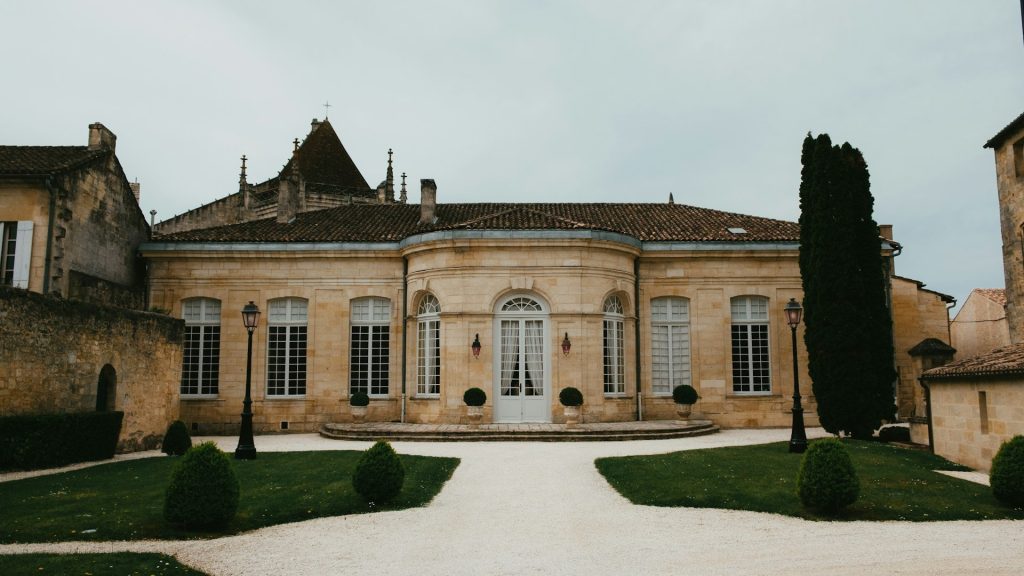 Château français et son jardin, lieu de réception de mariage
