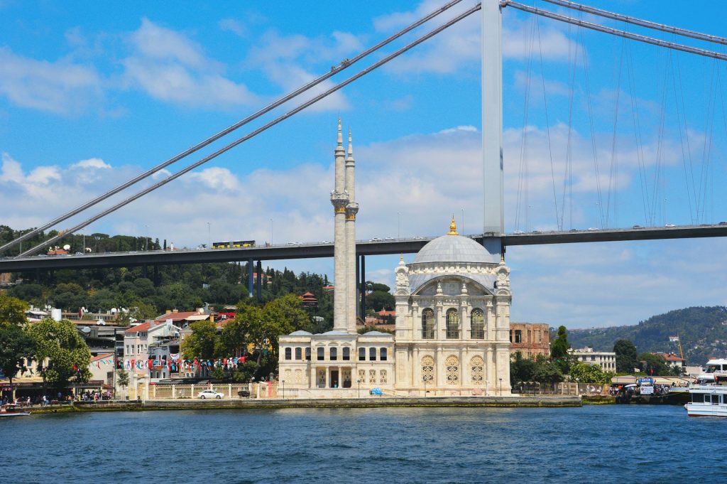 Mosquée d’Ortaköy et pont du Bosphore à Istanbul