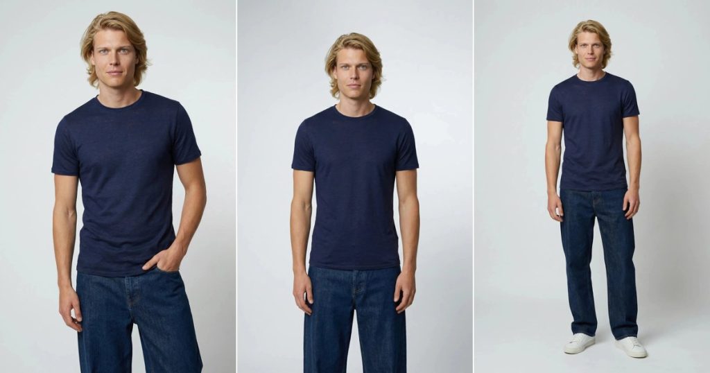 Le tee shirt en lin d'ERVERTE, 100 % lin bio français confectionné en France